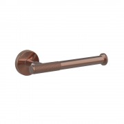 Motivo Knurled Toilet Roll Holder - Brushed Copper