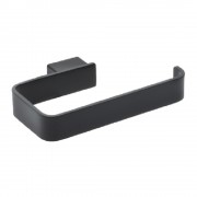 Quadro Toilet Roll Holder - Black