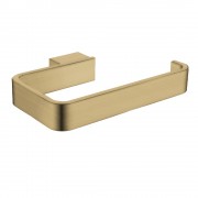 Quadro Toilet Roll Holder - Brushed Brass