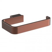 Quadro Toilet Roll Holder - Brushed Copper