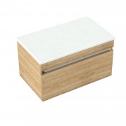 750 Vega Wall Hung Vanity (1 Drawer) - Specify Colour & Select Slab Top