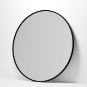 ASPECT FRAMED ROUND MIRROR 700 - BLACK