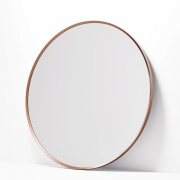 ASPECT FRAMED ROUND MIRROR 900 - BRUSHED COPPER