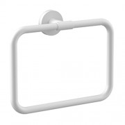 Evoke Towel Ring - Matte White