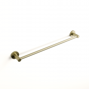 NATURE TOWEL RAIL 600MM - BRUSHED BRASS