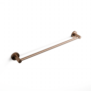 NATURE TOWEL RAIL 600MM - BRUSHED COPPER