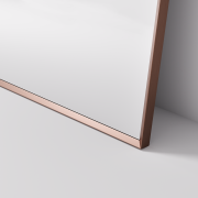 ASPECT FRAMED ARCH MIRROR 1200X1100 - BRUSHED COPPER