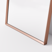ASPECT FRAMED ARCH MIRROR 450X900 - BRUSHED COPPER