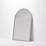 ASPECT FRAMED ARCH MIRROR 600X900 - BRUSHED NICKEL