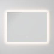 SOLACE LED TOUCH BUTTON DEMISTER MIRROR - RECTANGLE - 1000X750MM