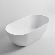 HALO SOLID SURFACE FREESTANDING BATH - 1700X800X560 - GLOSS WHITE