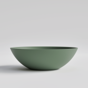 CODE ARC V2 ROUND VESSEL BASIN - 400X125H - MATTE GREEN