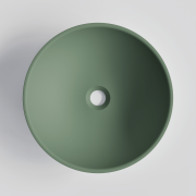 CODE ARC V2 ROUND VESSEL BASIN - 400X125H - MATTE GREEN