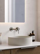 CODE HALO V2 ROUND VESSEL BASIN - 380X125H - MATTE LIGHT GREY