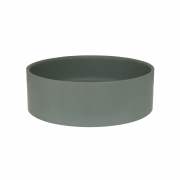 CODE HALO V2 ROUND VESSEL BASIN - 380X125H - MATTE GREEN