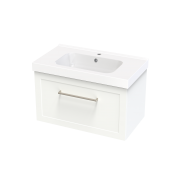 ARRAY OSLO MENUET 810 SINGLE DRAWER WITH INTERNAL DRAWER WHITE SATIN