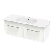 ARRAY BERLIN NERA 1215 SINGLE DRAWER WHITE SATIN