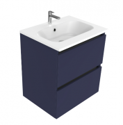 600 Oxley Wall Hung Vanity (2 Drawer) - Specify Colour & Basin
