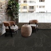 Pietra Nero Matt 600 X 600