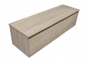 1500 Ravani Double Basin Cabinet (2 Drawer) Matching Timber Top - Specify Colour