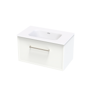 ARRAY BERLIN SERIFOS 800 SINGLE DRAWER WITH INTERNAL DRAWER WHITE SATIN