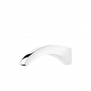 Solitaire Bath Spout White/Chrome