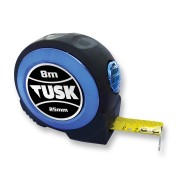 TUSK MEASURING TAPE 8M X 25MM BLUE