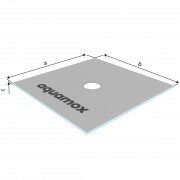 Aquamox Shower Base 1.2m x 1.2m (Centre Waste) TOB-B