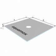 Aquamox Shower Base 1m x 1.5m (Centre Waste) TOB-C