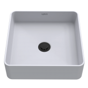 VC BASIN 360 SQUARE MATT LIGHT GREY