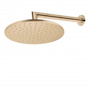 VODA WALL MOUNTED SHOWER DRENCHER (ROUND) BRUSHED BRASS (PVD)