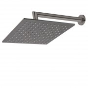 VODA WALL MOUNTED SHOWER DRENCHER (SQUARE) BRUSHED GUNMETAL (PVD)