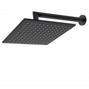 VODA WALL MOUNTED SHOWER DRENCHER (SQUARE) MATTE BLACK