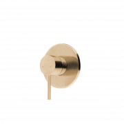 EcoMinimal Shower Mixer Brushed Brass (PVD)