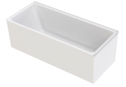 VARO 1675X750 BACK TO WALL BATH WITH UPSTAND/S - Specify upstand positions