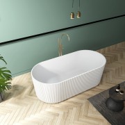 Willow 1500 Freestanding Bath - Matte White