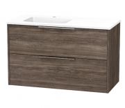 NIKAU 1000 LEFT HAND BOWL DOUBLE DRAWER WALL COLOUR