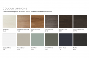 1500 Skye Wall Hung Single Basin Vanity (4 Drawer) - Specify Colour & Select Slab Top